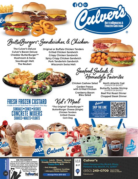 BeFrugal updates printable coupons for Culver&39;s every day. . Culbers menu